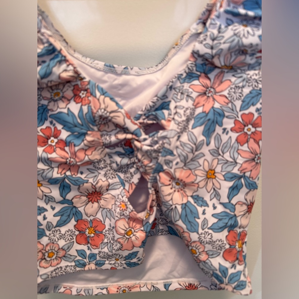 NWT Eomenie Floral Tankini Swimsuit - Size M - Picture 10 of 16